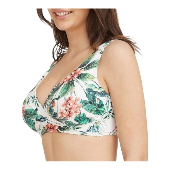 Sea Level Cross Front, Tango G Cup Cross Front Swim Bra White NWT - Picture 3 of 7